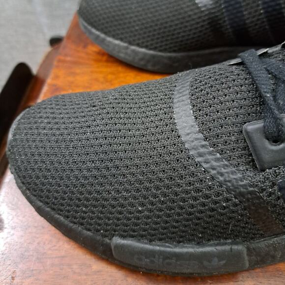 %Adidas NMD Boost Black Solar Red Men\'s size 13 Sneaker A53 main image 6